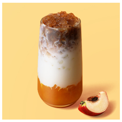 Heavenly Peach Cold Brew Latte